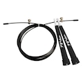 Corda de Pular Poker Speed Rope com Cabo de Aco - 3 metros PRETO