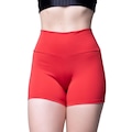 Shorts Vekyo Fitness Suplex Liso Academia - Feminino VERMELHO