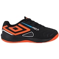 Chuteira Futsal Infantil Umbro Pro 5 PRETO/LARANJA