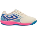 Chuteira Futsal Infantil Umbro Pro 5 BRANCO/AZUL
