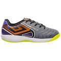 Chuteira Futsal Infantil Umbro Pro 5 CINZA/ROXO