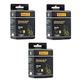 Kit Câmara de Ar 29 x 1.75/2.35 Pirelli MTB Bico Fino 48 mm - 3 unidades PRETO