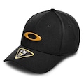 Boné Aba Curva Oakley Tincan Cap - Fechado - Adulto PRETO/AMARELO CLA