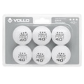 Kit de Bola de Tênis de Mesa Vollo 3 Estrelas - 6 Unidades NAO SE APLICA