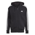 Jaqueta adidas Essentials 3 Stripes - Masculina PRETO/BRANCO