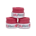 Kit de Overgrips Polyfibre Omnigrip 0.6mm - 3 unidades VERMELHO