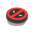 Jibbitz Deadpool BRANCO