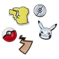Kit Jibbitz Crocs Pokemon Elevado com 5 unidades BRANCO