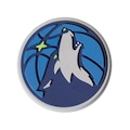 Jibbitz Crocs Nba Minnesota Timberwolves Logo BRANCO