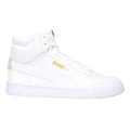 Tênis Puma Shuffle Mid WNS BDP - Feminino BRANCO/OURO