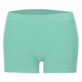 Calcinha Boyshort She Microfibra Canelada sem Costura - Feminina VERDE CLA/VERDE ESC