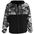 Jaqueta Corta Vento com Capuz Hurley Windbreaker - Masculina CINZA