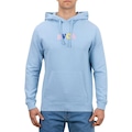 Blusão de Moletom Com Capuz Rvca Skull Club - Masculino AZUL
