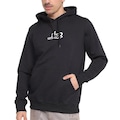 Blusão de Moletom com Capuz Lost Canguru Sheep Pocket Wt23 - Masculino PRETO