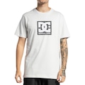Camiseta DC Shoes DC Square Star Rusy Fill WT23 - Masculina OFF WHITE