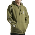 Blusão de Moletom com Capuz Volcom Iconic WT23 - Masculino VERDE ESCURO