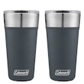 Kit de Copos Térmico Coleman com Tampa - 600ml - 2 Unds AZUL