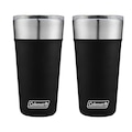 Kit de Copos Térmico Coleman com Tampa - 600ml - 2 Unds Preto PRETO