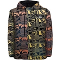 Jaqueta com Capuz Quiksilver Puff Word Block Full Print - Masculina LARANJA