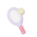 Jibbitz Crocs Raquete de Tennis BRANCO