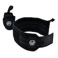 Munhequeira Elástica NC Extreme Wrist Wrap Cross Training LPO PRETO