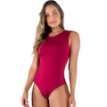 Body Fitness MVB Modas Collant Suplex Estampado - Feminino VINHO