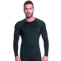 Camisa Térmica MVB Modas Proteção Uv 50 + - Masculina PRETO