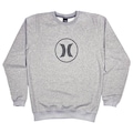 Blusão de Moletom Hurley Careca Circle Icon - Masculino CINZA