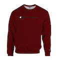 Blusão de Moletom Sem Capuz Champion Felpado Gola Careca Logo Script Ink - Masculino VERMELHO