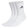 Meia Cano Alto adidas Logo com 3 Pares - Adulto BRANCO