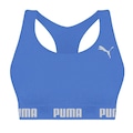 Top Puma Nadador Sem Costura - Feminino AZUL/CINZA