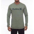 Camiseta Manga Longa Hurley O&O Solid - Masculina VERDE ESCURO