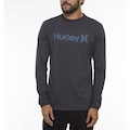 Camiseta Manga Longa Hurley O&O Solid - Masculina CINZA ESCURO