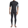 Long John Hurley Manga Curta Advant 2/2mm Fullsuit - Masculino PRETO