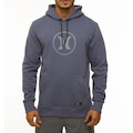 Blusão de Moletom Com Capuz Hurley Canguru Circle Icon - Masculino AZUL ESCURO