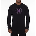 Blusão de Moletom Hurley Careca Circle Stone - Masculino PRETO