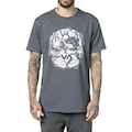 Camiseta RVCA Lion Lamb - Masculina CINZA ESCURO