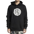 Blusão de Moletom com Capuz DC Shoes Canguru DC Circle Star - Masculino PRETO