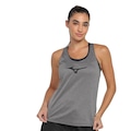 Camiseta Regata Mizuno Spark Big Logo - Feminina CINZA CLARO