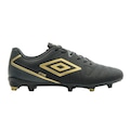 Chuteira de Campo Umbro Attak Eternal - Adulto PRETO/OURO