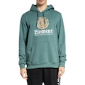 Blusão de Moletom com Capuz Element Canguru Vertical Color - Masculino VERDE