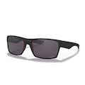 Óculos de Sol Unissex Oakley Two Face Steel / Prizm Grey PRETO