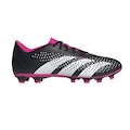 Chuteira de Campo Adidas Predator Accuracy 4 - Adulto PRETO/ROSA