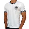 Camisa Botafogo Jacquard Branca RetrôMania - Masculino BRANCO