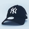 Boné New Era Feminino 9Twenty New York Yankees Aba Curva PRETO