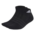 Kit Meias adidas Sportswear Ankle - 3 pares - Unissex PRETO/BRANCO