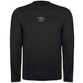 Camisa Térmica Umbro Manga Longa Diamond Touch - Masculina PRETO