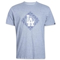 Camiseta New Era Los Angeles Dodgers MLB Street Paisley - Masculina CINZA