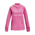 Blusão de Moletom Unde Armour Rival Fleece BL Hoodie - Infantil ROSA