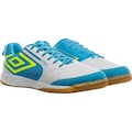 Chuteira Futsal Adulto Umbro Pro 5 Bump BRANCO/AZUL